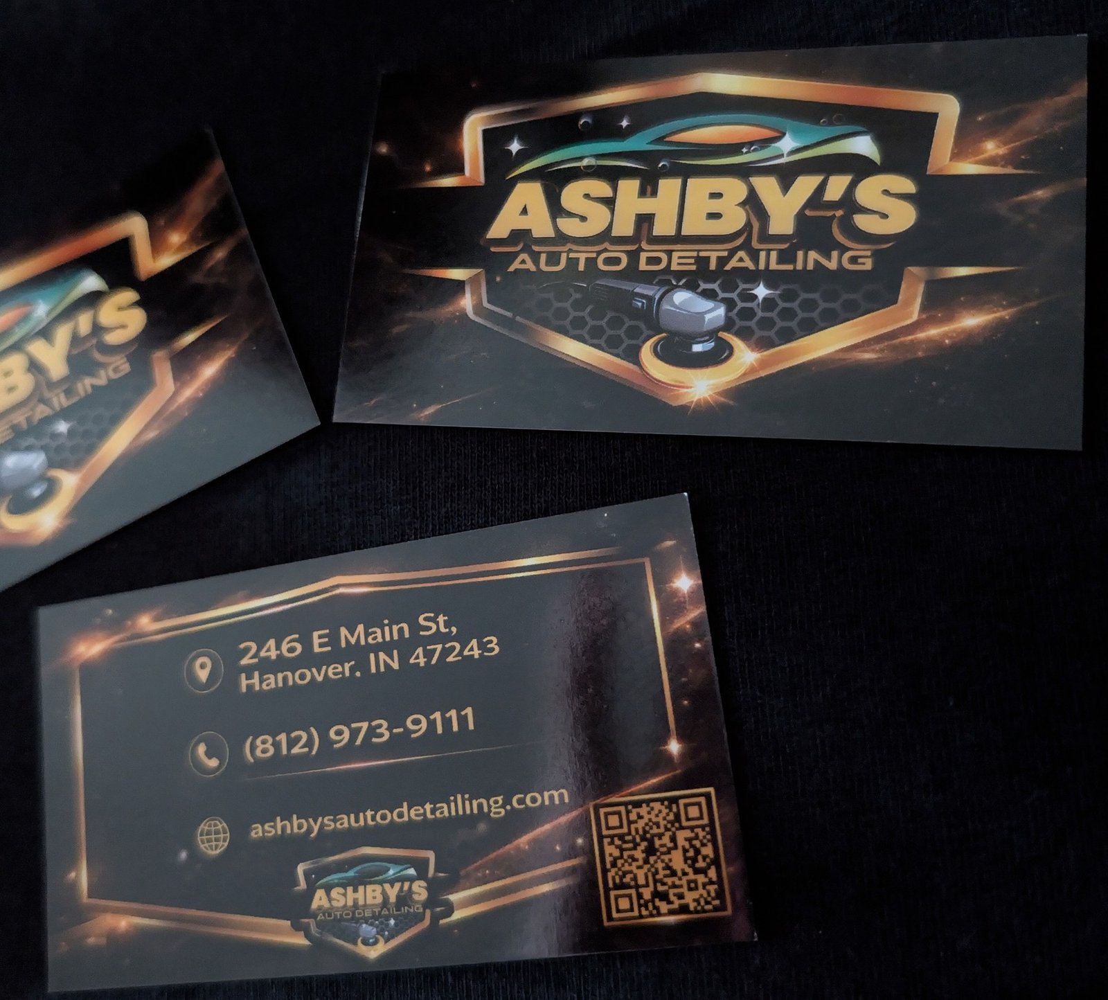 Premium finish business cards near Madison Indiana — thicker stock and upgraded coatings available through Mad Town Print